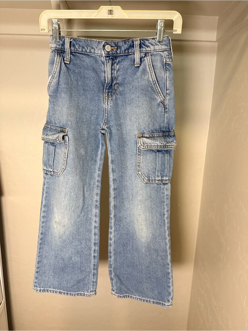 Old Navy Light Blue Cargo Jeans for Kids
